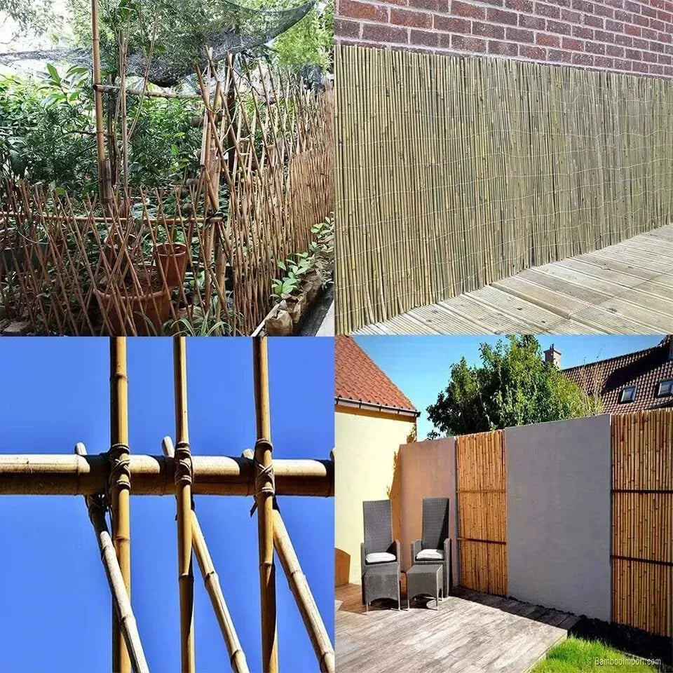 6ft Extra Large Thick Bamboo Canes Plants Supporting Pole Sticks Garden
