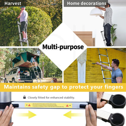 Multi-Purpose Extendable Aluminum Ladders, Folding Telescoping Ladder Extendable