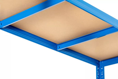 5 Tier Blue Metal Garage Shelving Unit 1000kg 180 x 120 x 40cm