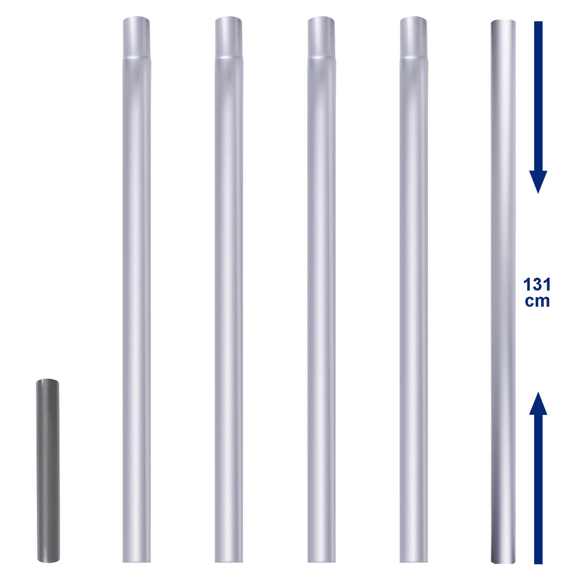 6M/20FT Sectional Flag Pole Kit Aluminum Telescopic Flagpole Yard & Commercial