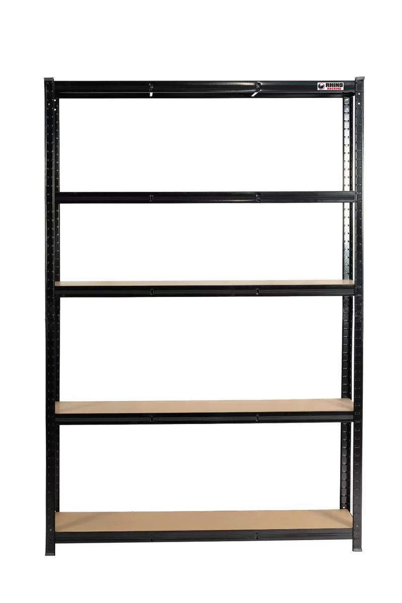 NEW Racking Boltless Garage Shelving Unit - 180x120x45cm, Black, 1000kg