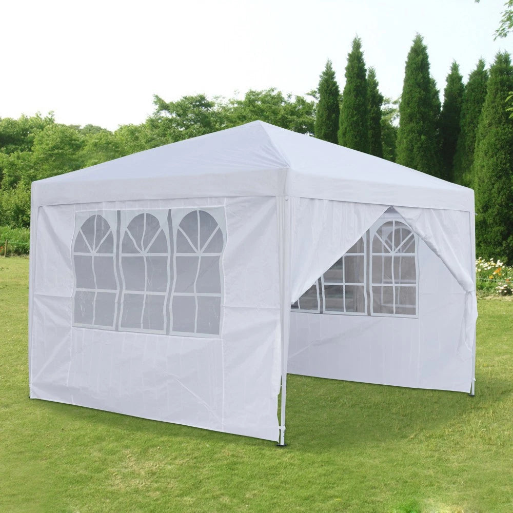 3X3m Pop Up Gazebo Garden Outdoor Patio Wedding Party Marquee Canopy Tent UK