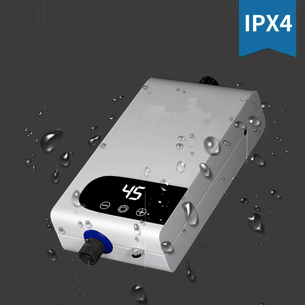 Electric Tankless Instant Water Heater Shower Head Kitchen Under Sink Bathroom