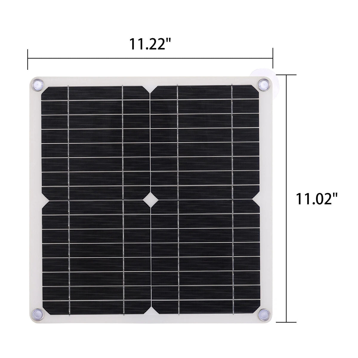 Portable 20W Solar Panel Kit 12V Battery Charger USB Car Van Caravan Boat Trickle