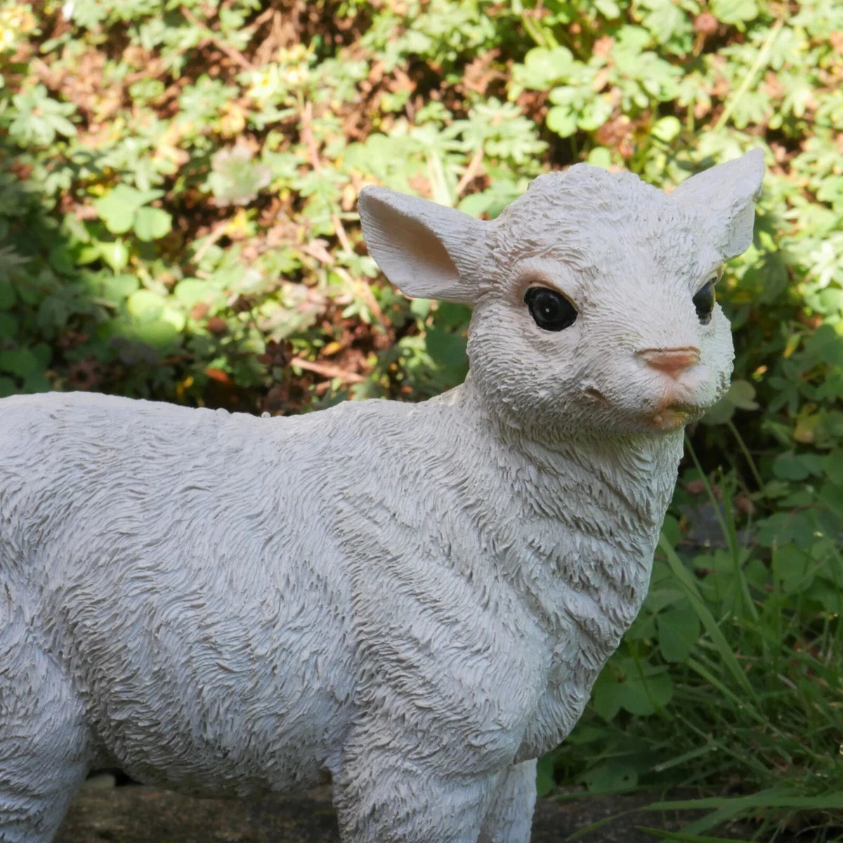 Lamb Statue Sheep Ornament Farmyard Animal Patio Sculptures Indoor outdoor gift