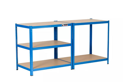 5 Tier Metal Garage Shelving Unit 1000kg 180x90x60cm