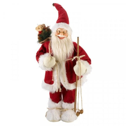 Christmas Santa Claus Decoration Standing Light Up LED Figure Xmas Red Novelty