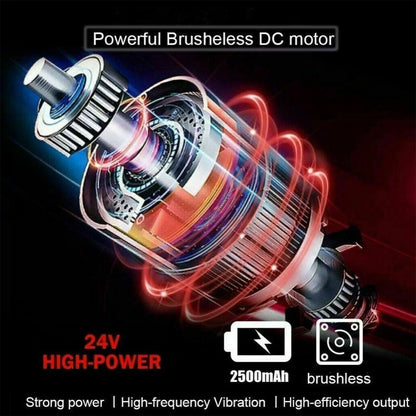 Deep Massage Gun 30 Speeds Percussion Massager Muscle Vibration W/ 8 heads