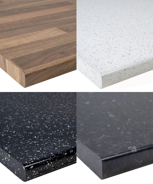 1M Laminate Kitchen Worktop Countertop 40mm Thickness Various Styles