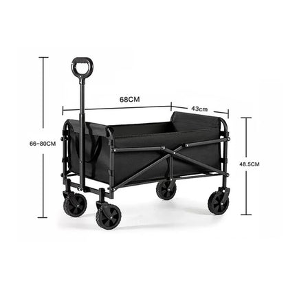 200KG Heavy Duty Garden Camping Beach Cart  Festival Trolley Wagon Cart Foldable
