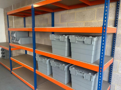 Warehouse Racking 5 Tier Shelving Heavy Duty 250kg Storage Garage Workshop shed