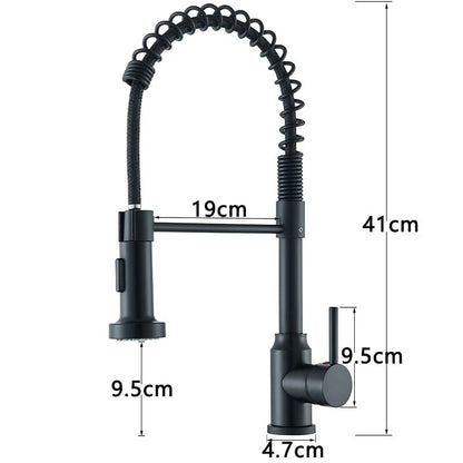 360° Swivel Pull Down Kitchen Tap, Kitchen Sink Mixer Tap