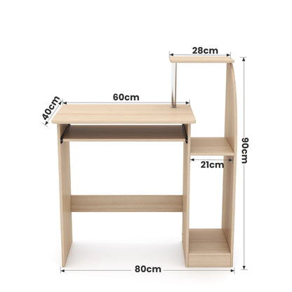 Computer Desk Laptop Pc Study Table Home Office Desk Furniture Shelf Workstation