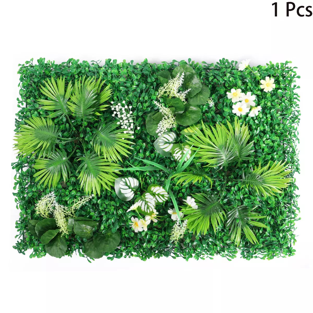 Plant Artificial Mat Greenery Wall Hedge Fence Foliage Panel Home wedding panel