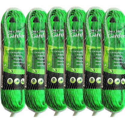 6 Anti Bird Garden Netting Pond Net Protection 2 X 10m Plant Veg Crop Fruit Mesh