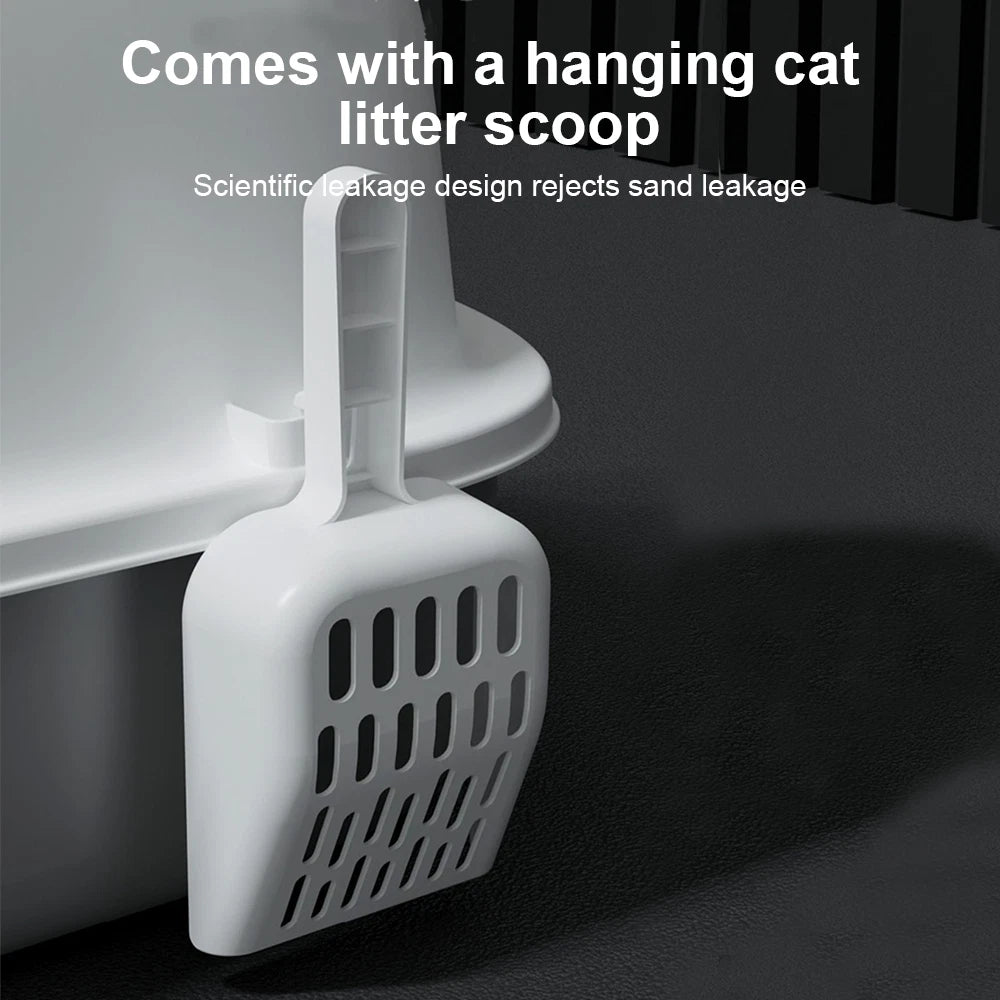 XL Large Cat Litter Box Self Cleaning Pan Drawer Anti-Splashing Cat Potty Tray