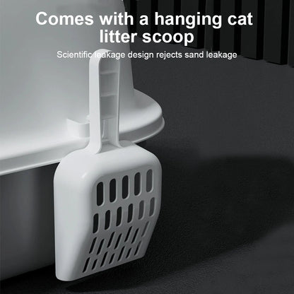 XL Large Cat Litter Box Self Cleaning Pan Drawer Anti-Splashing Cat Potty Tray