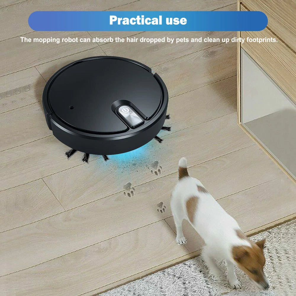 Smart Robot Vacuum Cleaner Automatic Sweeper Floor Carpet Clean Rechargeable UK