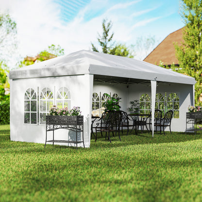 3x6m Popup Garden Heavy Duty Gazebo Marquee Party Tent Canopy