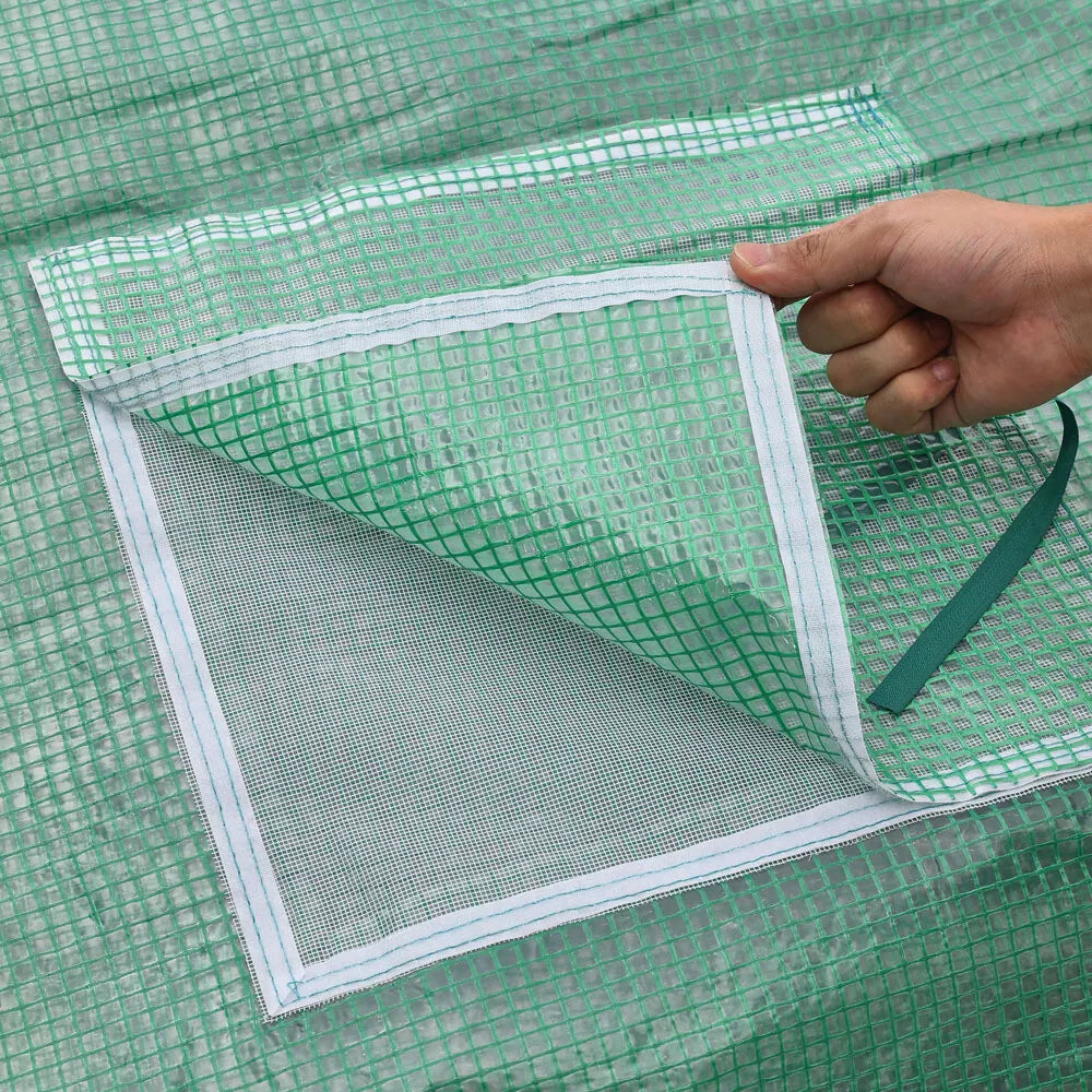 Replacement Cover Only Polytunnel Greenhouse Pollytunnel Gardening Door Windows