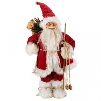 Christmas Santa Claus Decoration Standing Light Up LED Figure Xmas Red Novelty