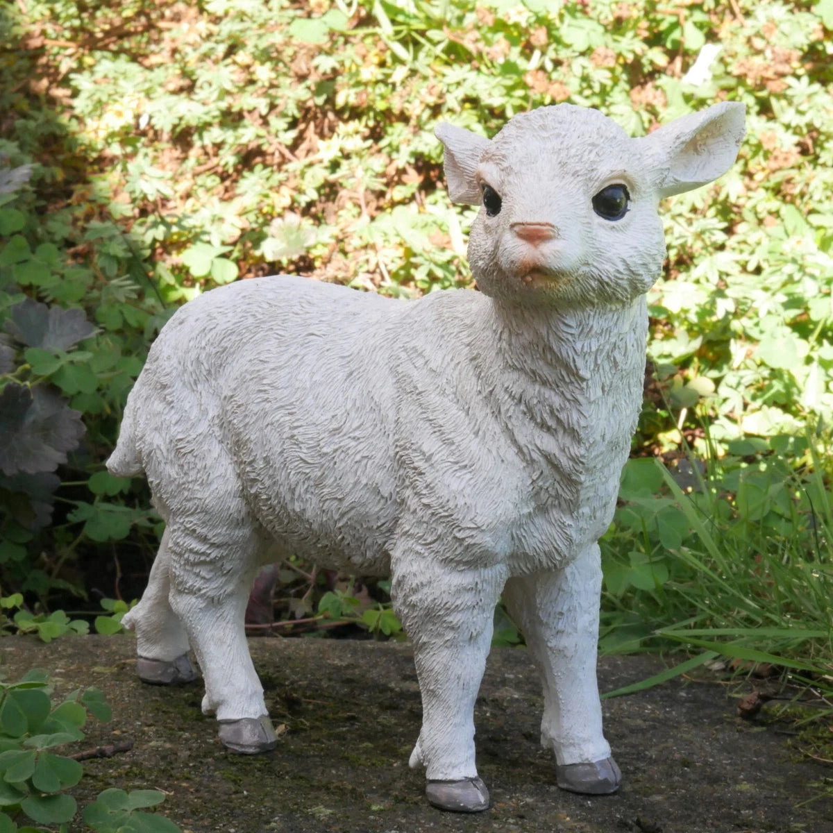 Lamb Statue Sheep Ornament Farmyard Animal Patio Sculptures Indoor outdoor gift