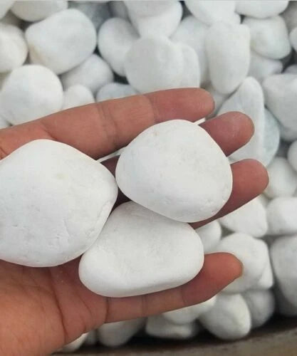 Decorative MARBLE 10,40,100kg EXTRA WHITE Stones Pebbles HOME & GARDEN AQUARIUM