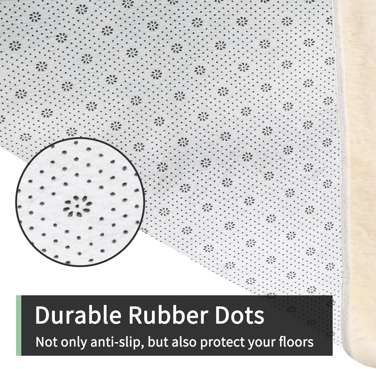 Fluffy Rugs Anti-Slip Large SHAGGY RUG Super Soft Mat Living Room Bedroom Carpet