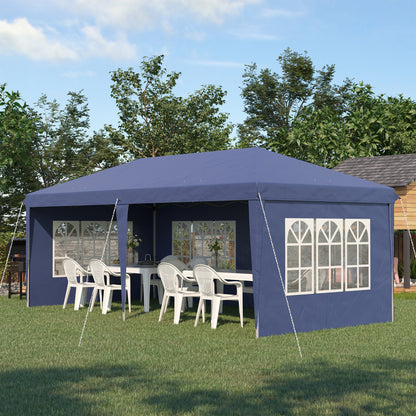 3x6m Popup Garden Heavy Duty Gazebo Marquee Party Tent Canopy