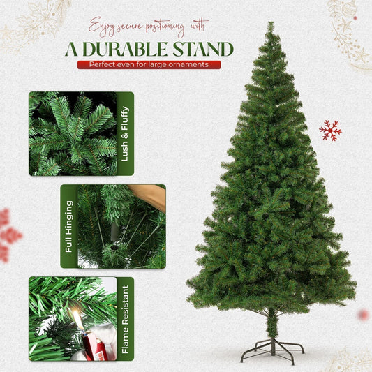 7ft Christmas Tree with Stand Bushy Artificial Xmas Home Decor