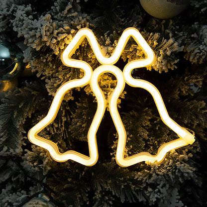 LED Neon Sign Light Wall Hanging Christmas Decoration Night Lamp Xmas Home Decor