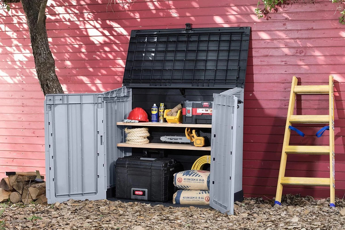 880L Large Keter Store Garden Lockable Storage Box XL Shed Outside Bin Tool
