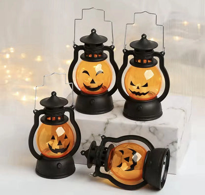 Halloween Pumpkin Lantern Light – Jack O’ Lantern LED Lamp Decoration (12.6cm