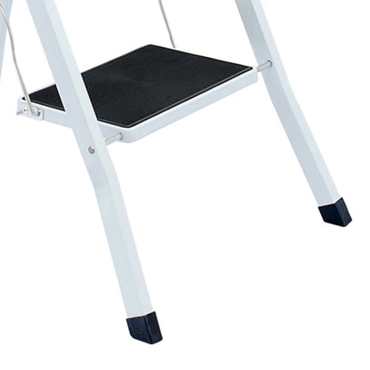 NEW! Foldable 3 Step Ladder Stepladder Non Slip Tread Safety Steel