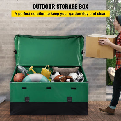 870 Litre Outdoor Storage Box Waterproof Garden Patio Deck Storage Chest
