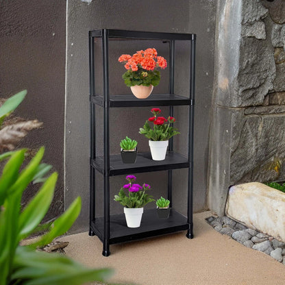 3/4/5 Tier Plastic Shelving Home Storage Unit Shelves Racking Garage Organiser