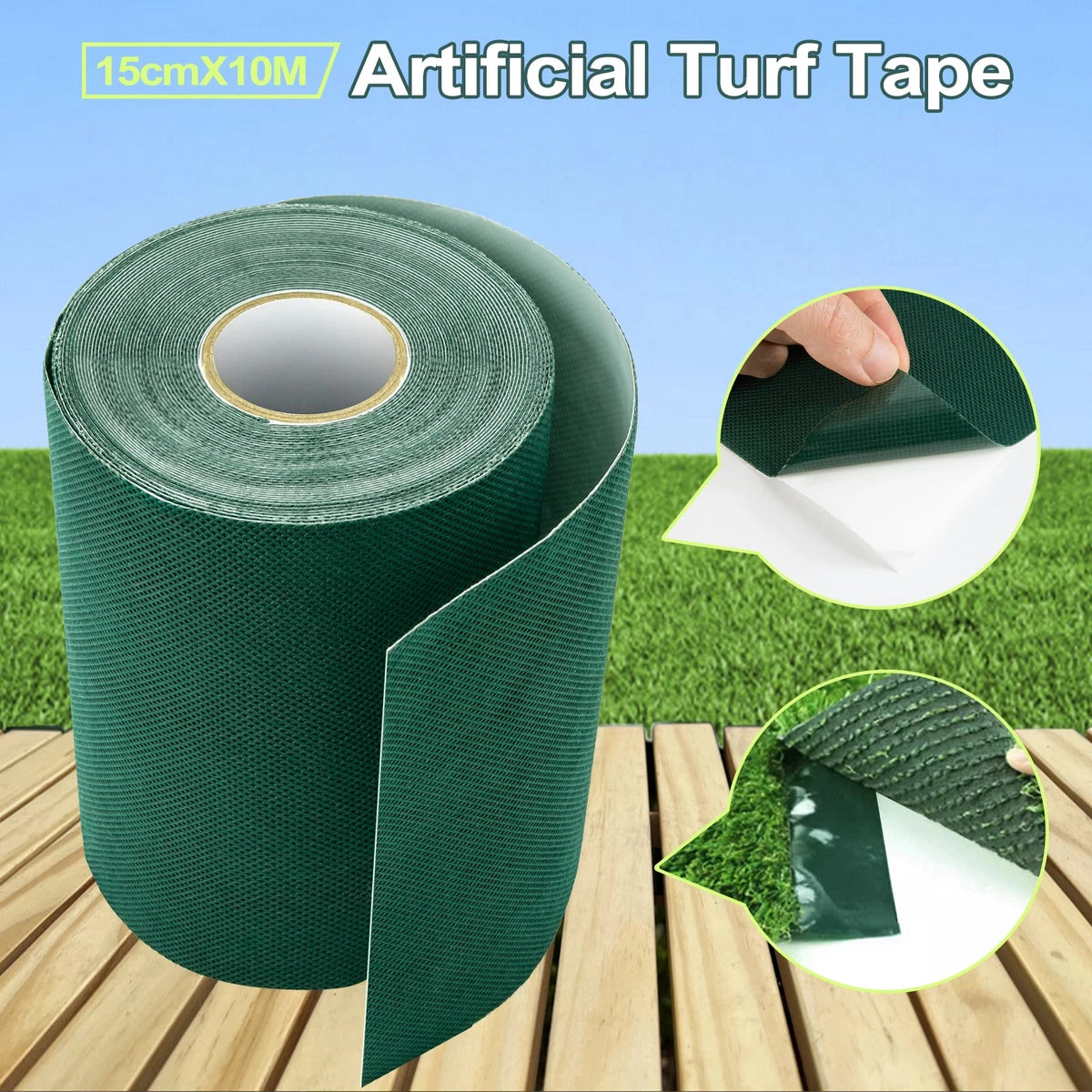 Artificial Grass Joining Tape Self Adhesive Synthetic Turf Lawn Glue Peel