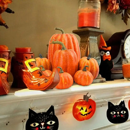 7PCS Large Artificial Foam Pumpkin Simulation Props  Halloween Decorations Party