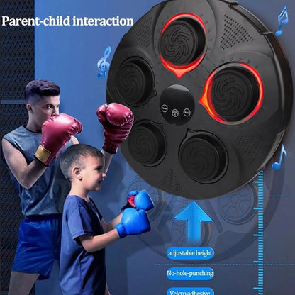 Smart Punching Boxing Machine Bluetooth Music 12 Speeds with Box Gloves Training