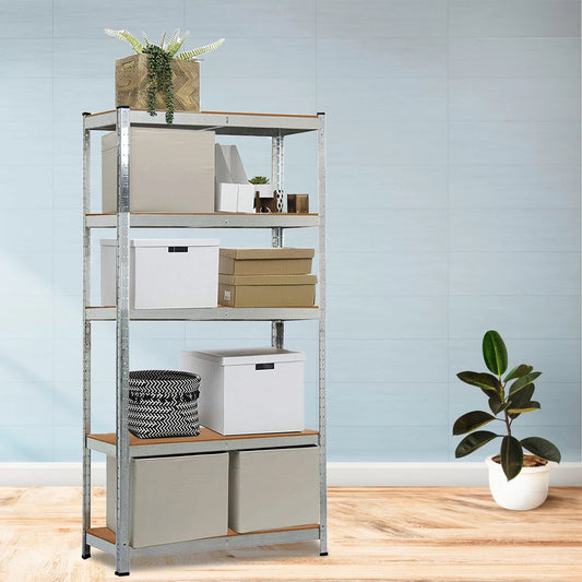 5 Tier Racking Shelf Heavy Duty 180x90x40cm Fast Shipping
