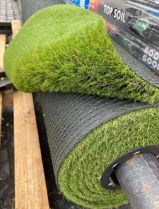 40mm Premium Artificial Grass Realistic Fake Lawn Pet Friendly Turf 2 piece of 5x5m