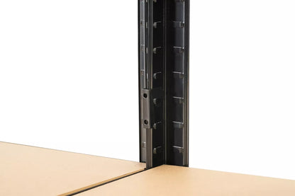 NEW Racking Boltless Garage Shelving Unit - 180x120x45cm, Black, 1000kg