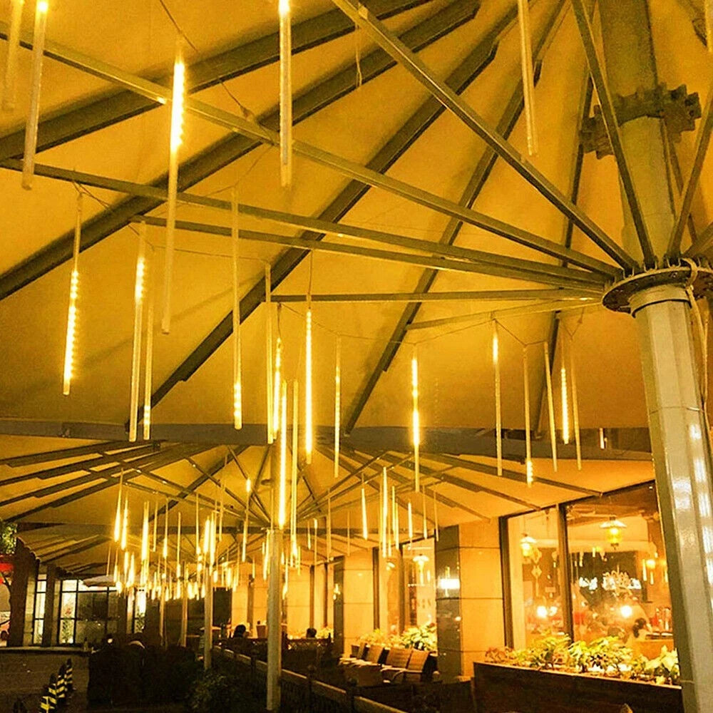 50cm 288led Christmas Shower String Lights Xmas Outdoor Snowfall  Fairy Lights