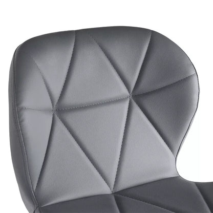 Computer Desk Office Chair Chrome Legs Lift Swivel Adjustable Height