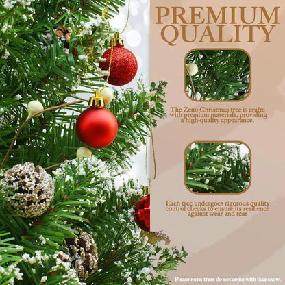 CHRISTMAS TREE WITH STAND BUSHY ARTIFICIAL XMAS TREE HOME DECOR 6ft
