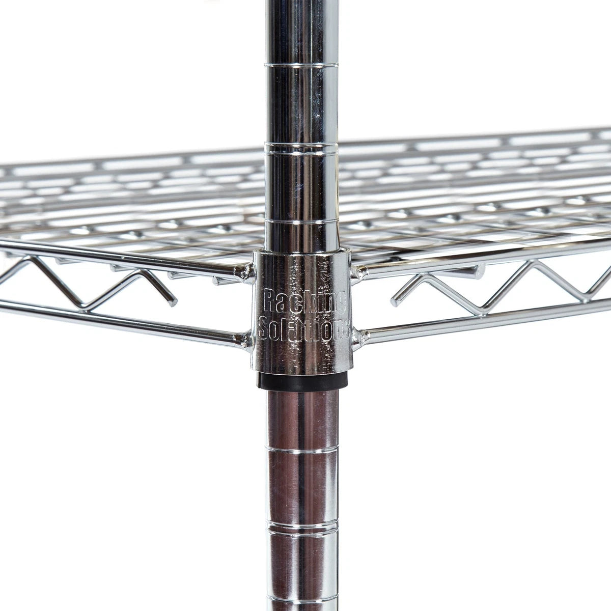 HEAVY DUTY Chrome Wire 5 Tier Shelving Unit Kitchen/Office/Retail 500KG per Unit