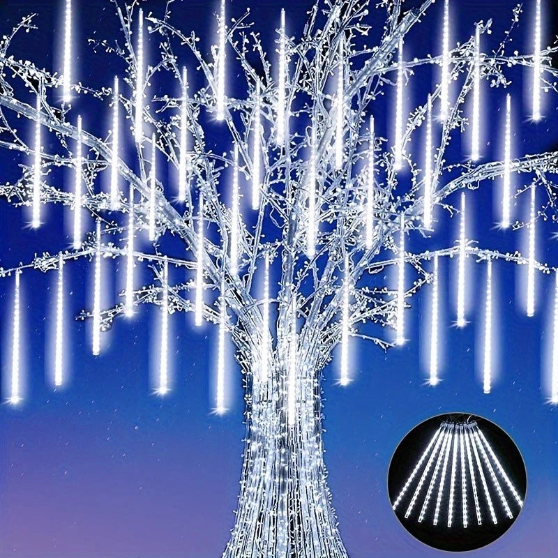 50cm 288led Christmas Shower String Lights Xmas Outdoor Snowfall  Fairy Lights