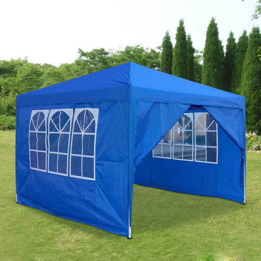 3X3m Pop Up Gazebo Garden Outdoor Patio Wedding Party Marquee Canopy Tent UK