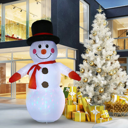 4FT Christmas Inflatable Snowman w/ LED Light Xmas Air Blown Outdoor Yard Decor