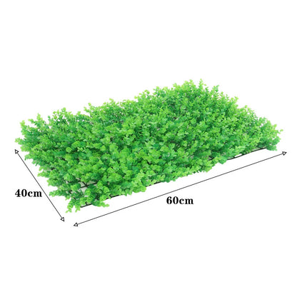 42X Artificial Plant Fence Greenery Wall Hedge Grass Mat Foliage Screen Panels UK